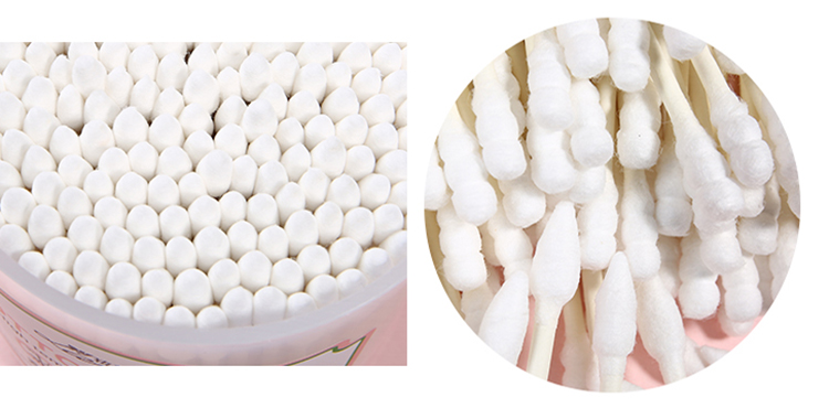 Lameila Cotton Swab White Black Pointed Spiral Bamboo Stick 250pcs Eco Friendly Organic Ear Cotton Buds With Storage A652