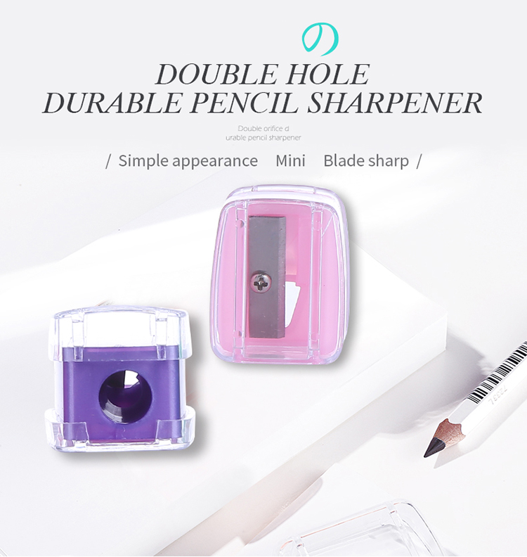 Lameila cosmetic eyebrow pencil sharpening tools 2pcs wholesale custom private label logo makeup sharpener 42