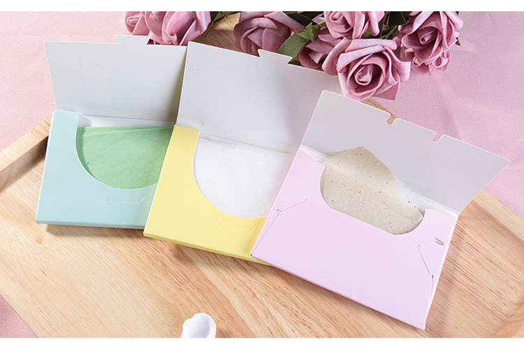 Yousha High quality facial tissue paper tea extract face oil blotting paper Yu007