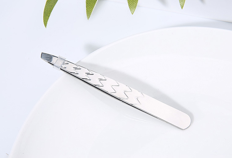 Custom Private Label Stainless Steel Gold Eyebrow Eyelash Extension Tweezers MLM-D500