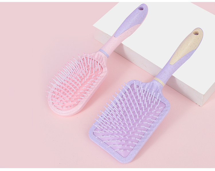 Hot Sale Factory Price Cute Detangling Hair Brush Custom Logo Massage Comb Hair Care Eco Friendly Cushion Hair Brush SY706-709