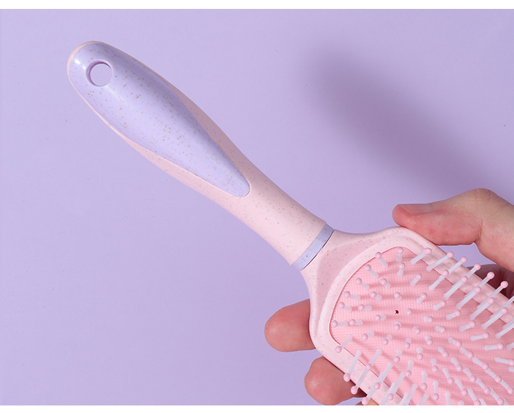 Hot Sale Factory Price Cute Detangling Hair Brush Custom Logo Massage Comb Hair Care Eco Friendly Cushion Hair Brush SY706-709