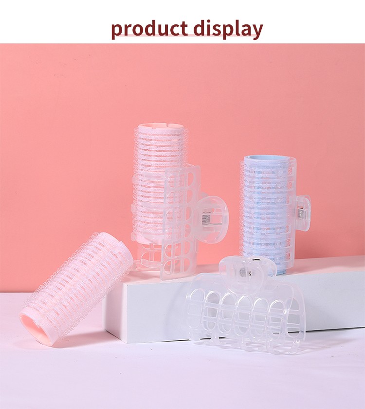 LMLTOP Wholesale New Fashional Diy Curly Hair Tool 2 In 1 Plastic Pp Women Mesh Hair Curlers Hair Roller Set C246