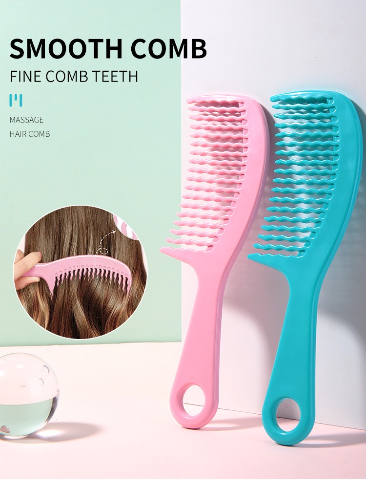 OEM Silubi Low Price Wholesale Hair Combs Large Size Massage Comb High Quality Plastic Comb Personal Label S423