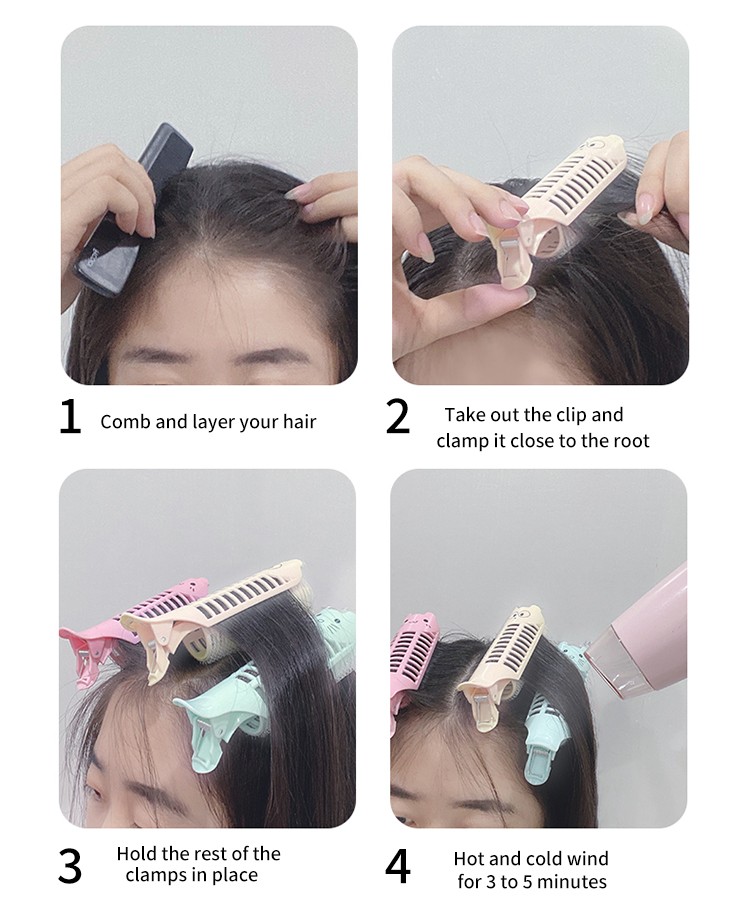 LMLTOP 3pcs household diy hair beautify styling tools plastic heatless waves curler hair roots roLMLTOP 3pcs household diy hair beautify styling tools plastic heatless waves curler hair roots rollers clip set TOP-002 TOP-044llers clip set TOP-002 TOP-044