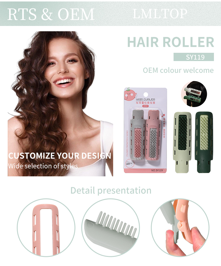 LMLTOP Factory Bulk Wholesale Hair Styling Tools High Quality Hair Roller Daily Use Fluffy Hair Curler Non-Heating SY119