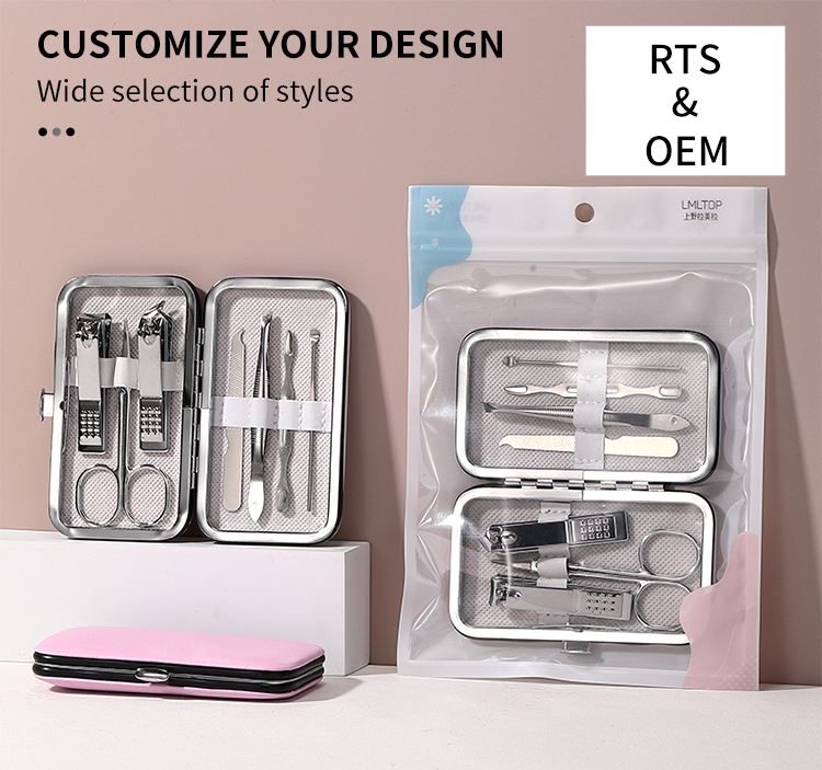 LMLTOP 7pcs/set Cosmetic Nail Care