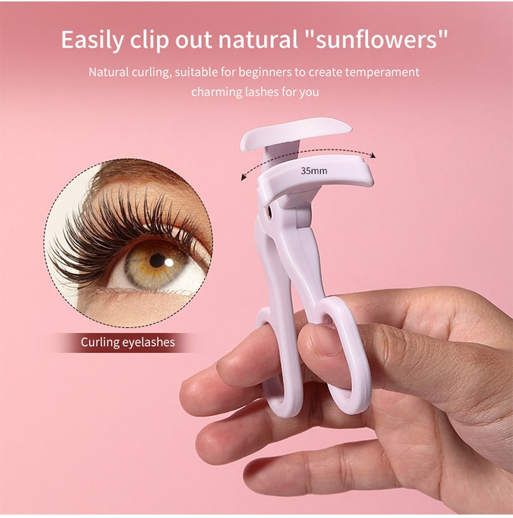 Hot Trend Professional Beauty Makeup Lash Curlers Plastic Eyelash Curling Long-lasting Private Label Women Eyelash Curler SY538