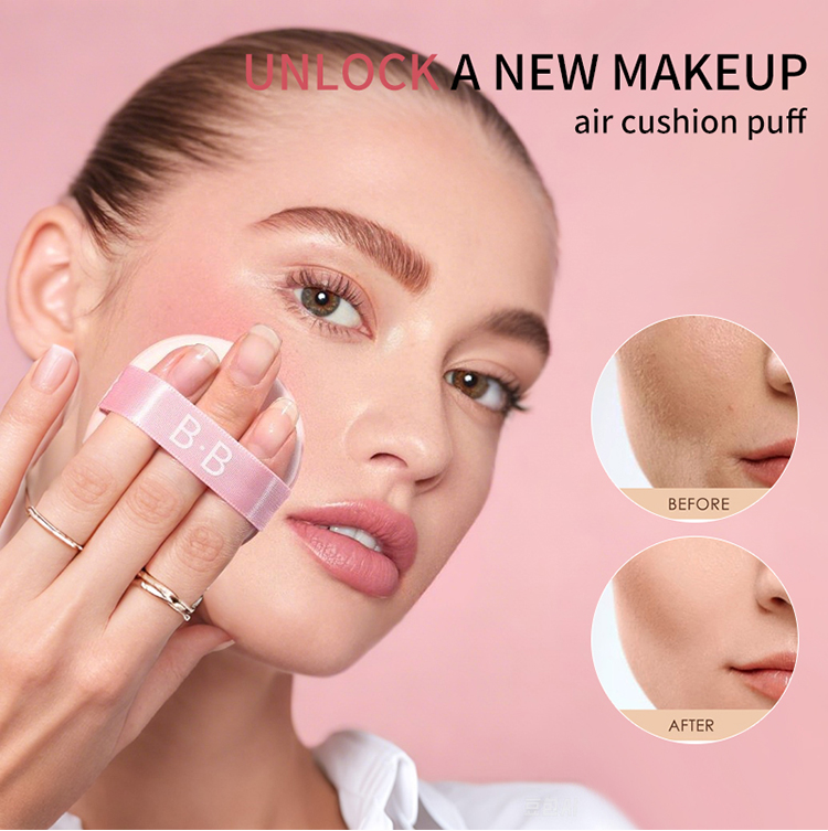 LMLTOP Latex Free 1pcs Air Cushion Puff Double-Sided Use Bb Cream Makeup Powder Puff Durable Beauty Sponge Foundation SY220